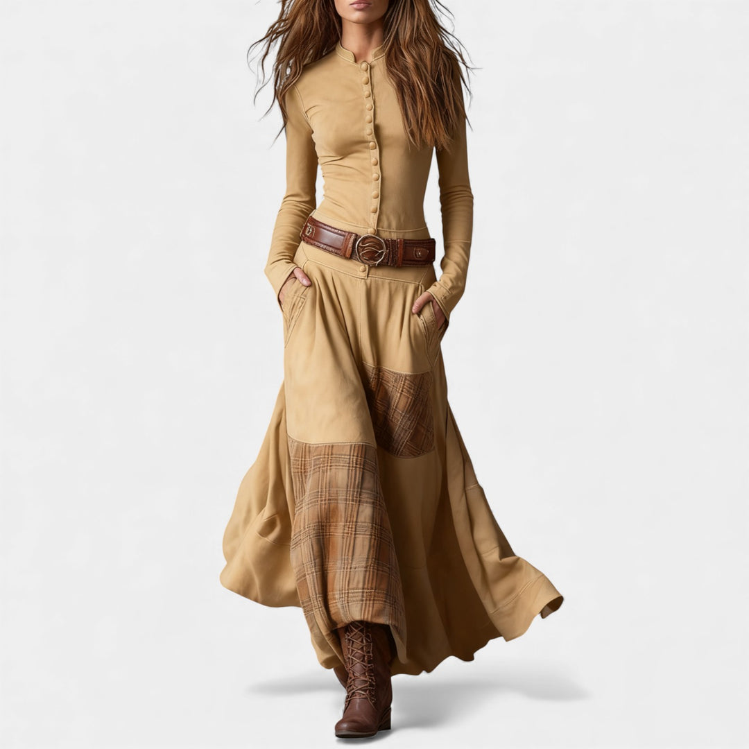 Helena – Vintage maxi obleka