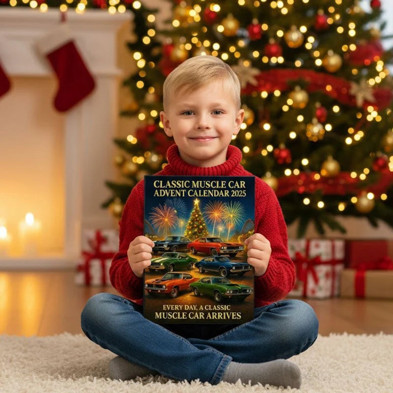 Adventni koledar klasičnih avtomobilov tipa Muscle Car 2025