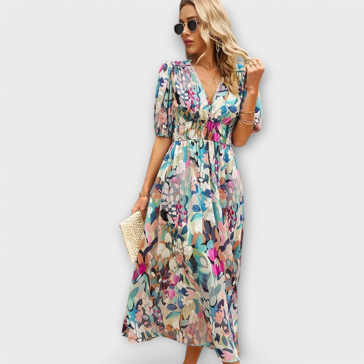 Mathilda - Stilske Midi Obleke