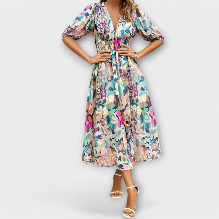 Mathilda - Stilske Midi Obleke