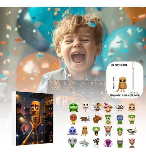 Tung Tung Tung Sahur Italijanski adventni koledar s odštevanjem do 24 dni