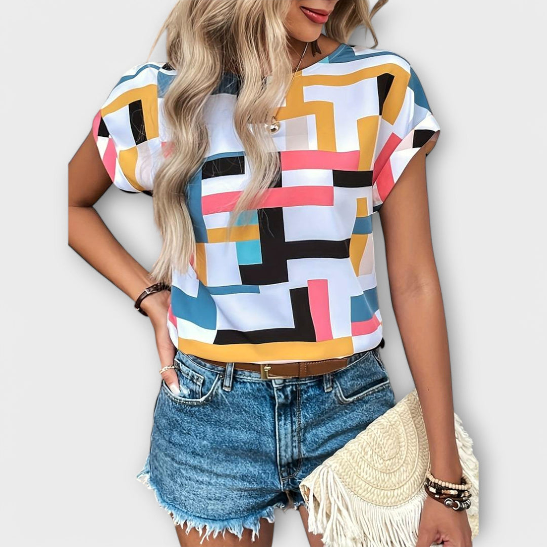 Chloe - Kratka bluza s kratkimi rokavi