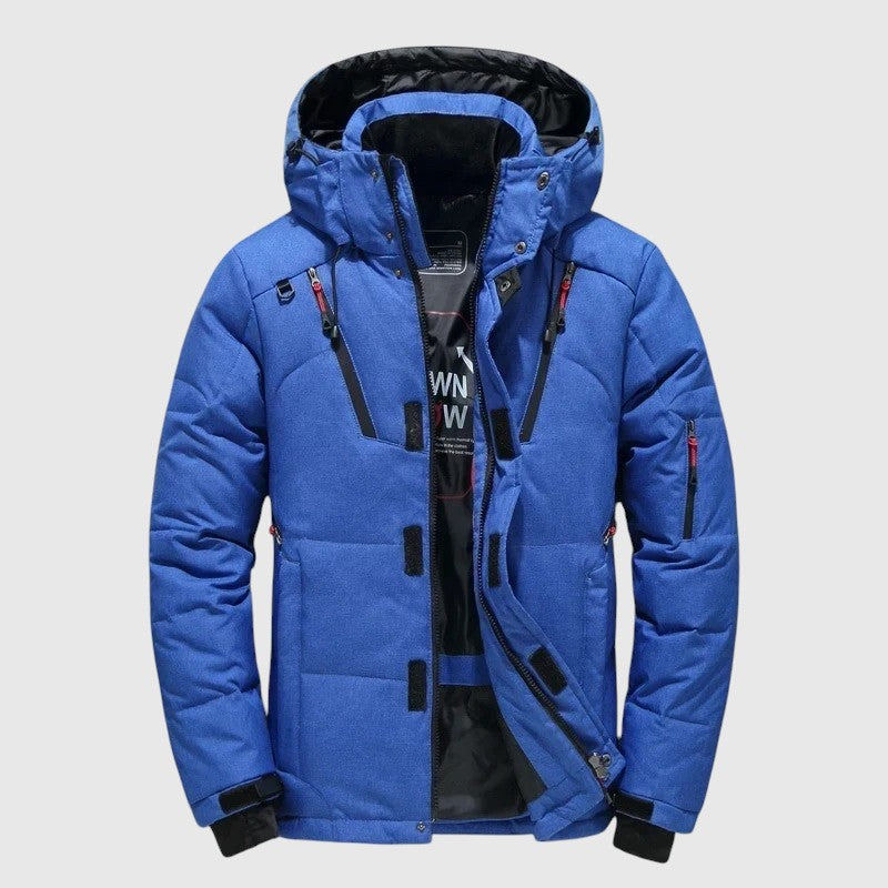 André – Padded jakna s kapuco in tehničnimi podrobnostmi