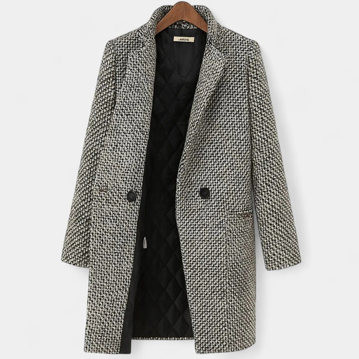 Maja – Dolg karirast plašč s pasom