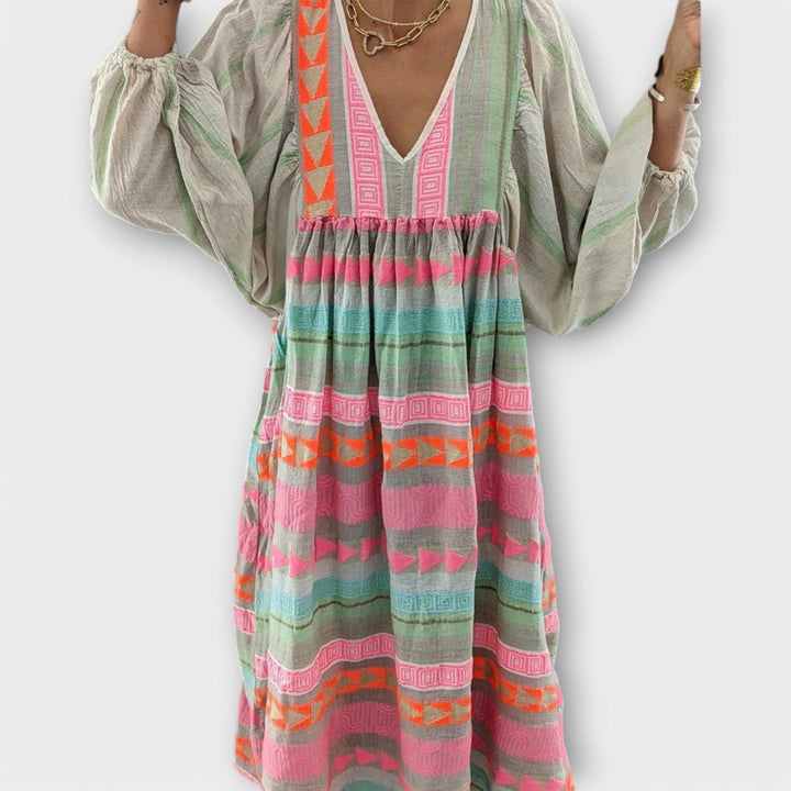 Hermine Vibrant Loose Dress
