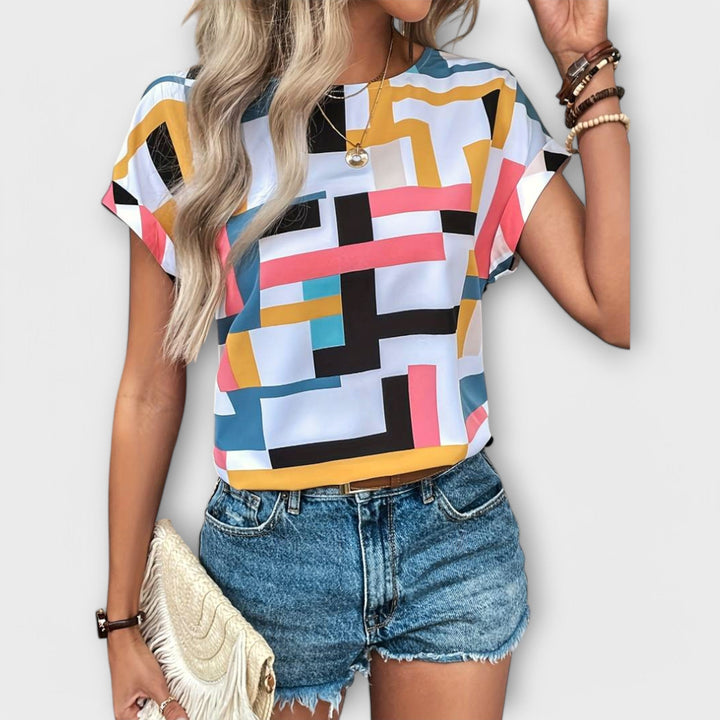 Chloe - Kratka bluza s kratkimi rokavi